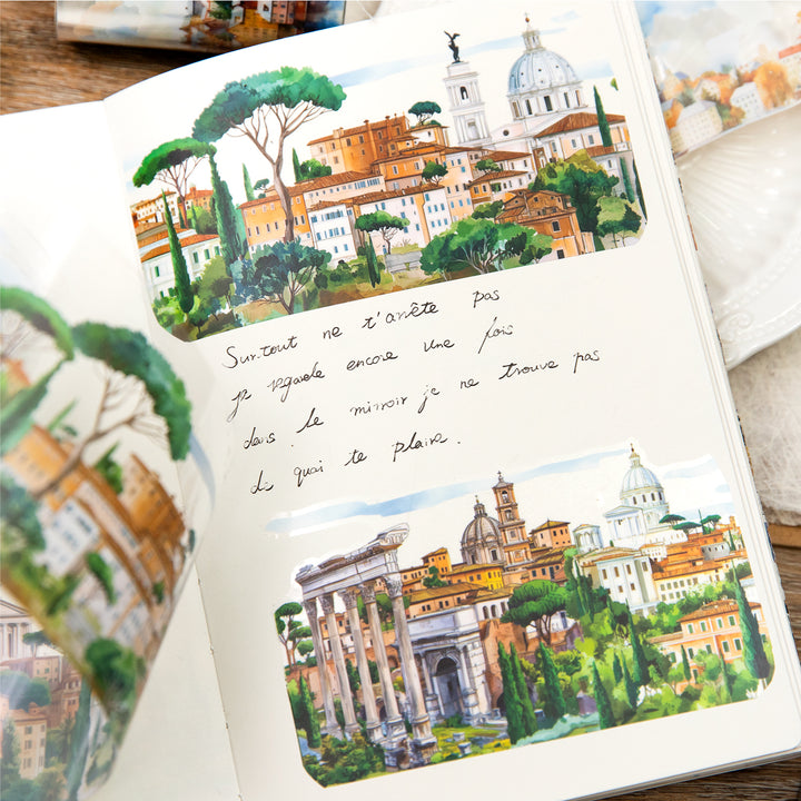 Travel around Europe PET Tapes for Home Decor Projects