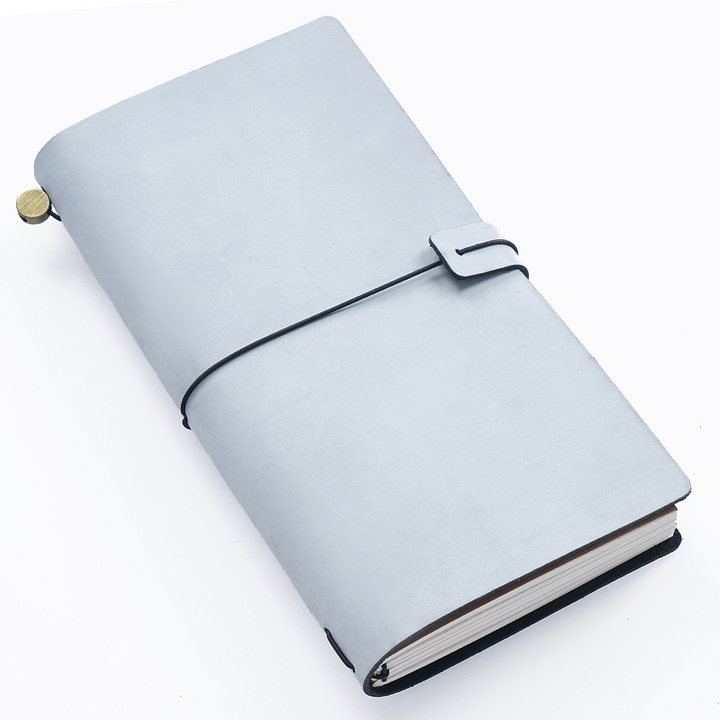 Traveler's Notebook Series Fog Wax Leather Journal Black Standard Size