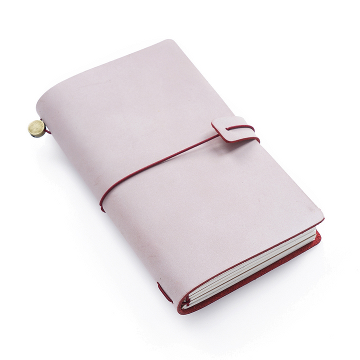 Traveler's Notebook Series Fog Wax Leather Journal Burgundy Pocket Size