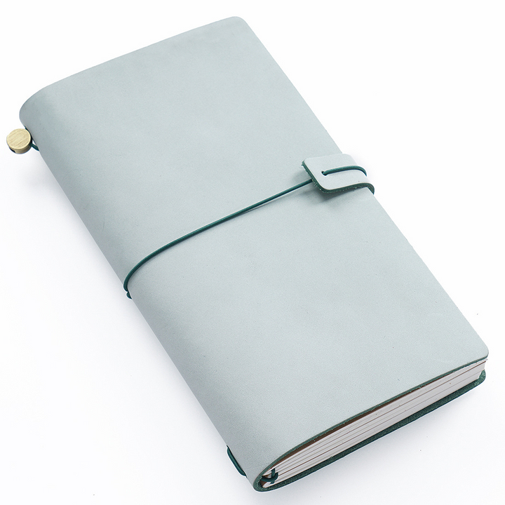 Traveler's Notebook Series Fog Wax Leather Journal Grass Green Standard Size