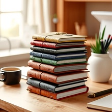 Traveler's Retro Leather Notebook Mini Refillable Pocket Journal