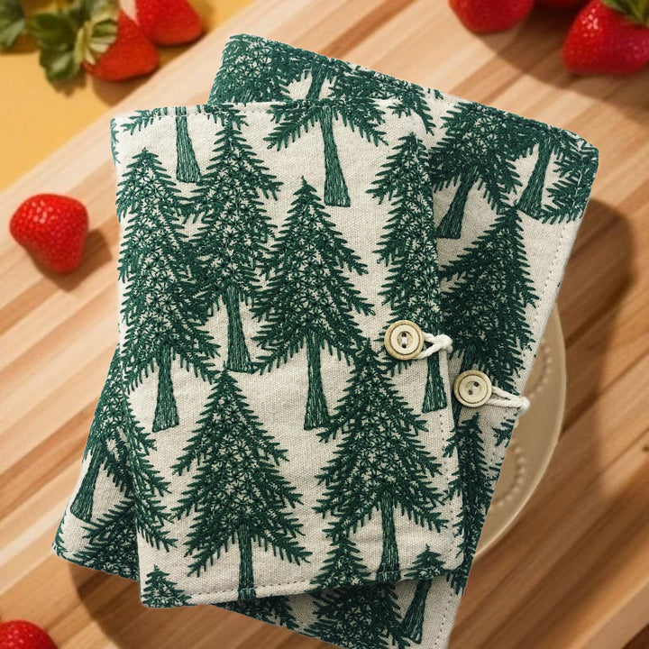 Tree and Forest Embroidery Journal - Cute Embroidered Tree and Forest Journal