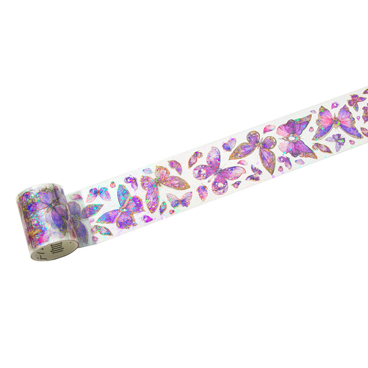 Twilight Garden Series Shimmering Butterflies PET Tape for Journaling