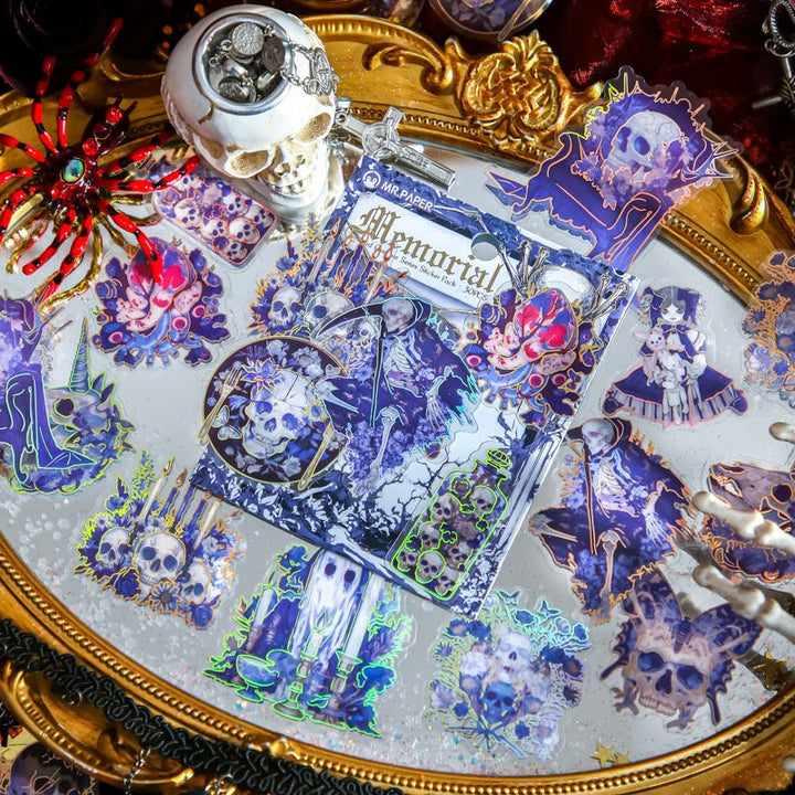 Undead Overture Series PET Stickers Halloween Skull Perfect for DIY Projects