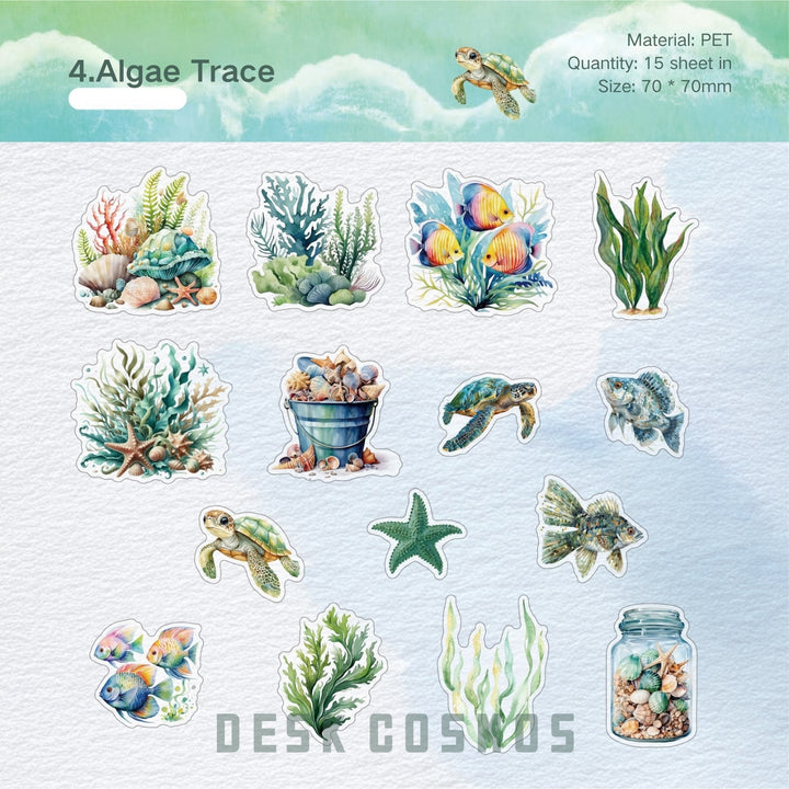 Underwater World Stickers Ocean Adventure Suitable for Scrapbook