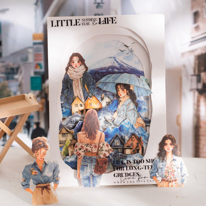 Urban Girl Sticker Set Fashionable Style