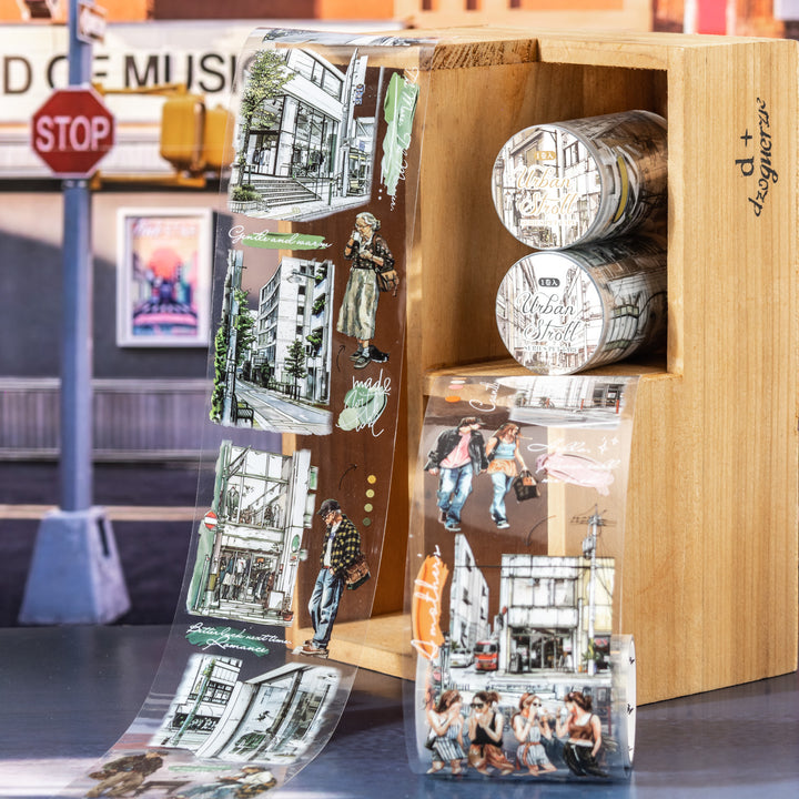 Urban Stroll Tape Urban Journal Daily Life Decorative
