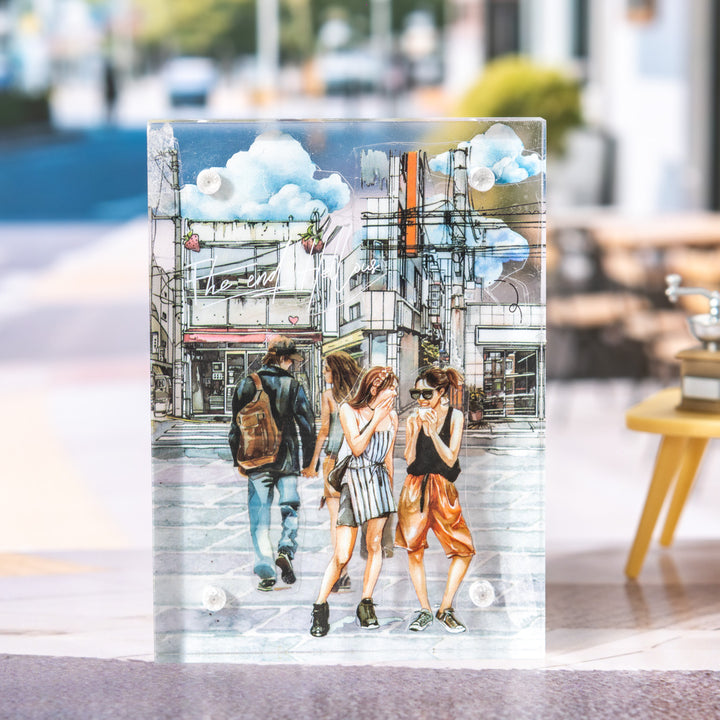 Urban Stroll Tape Urban Journal Fashion Character Design