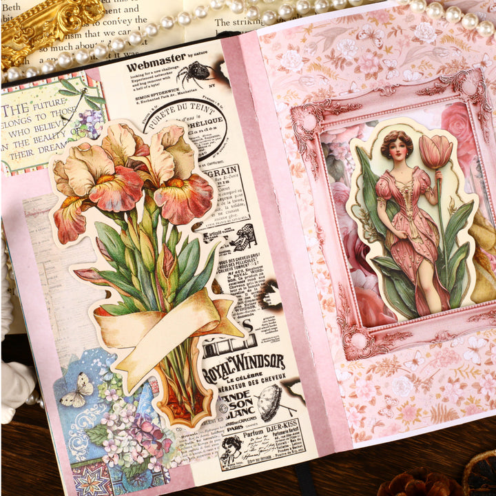 Vidor Series Retro Bookmarks Aesthetic Fan Shaped Design