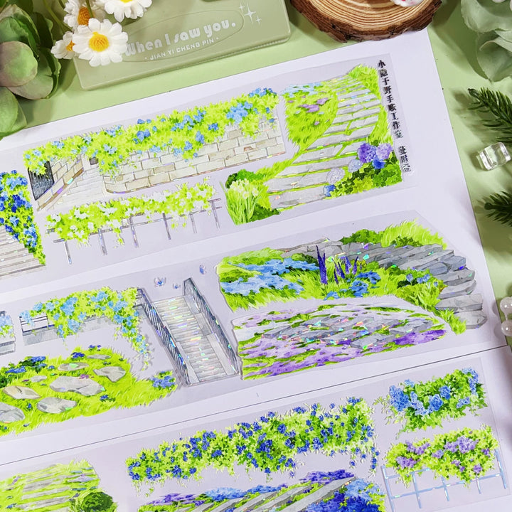 Vine Path PET Tape Creative Supplies for Journal Lovers