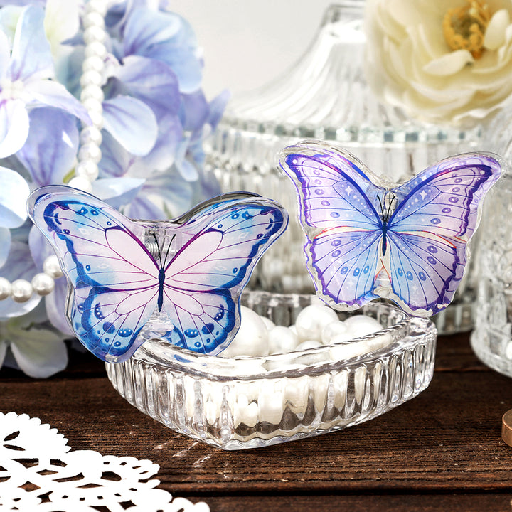Vintage Acrylic Butterfly Clip for Planner | Stylish Desk Storage