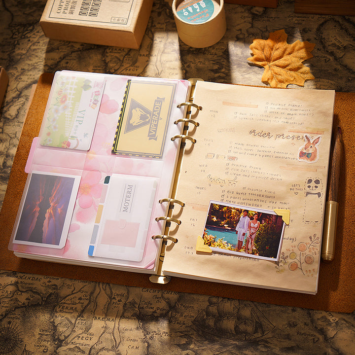 Vintage Classical Time Handmade Cowhide Planner