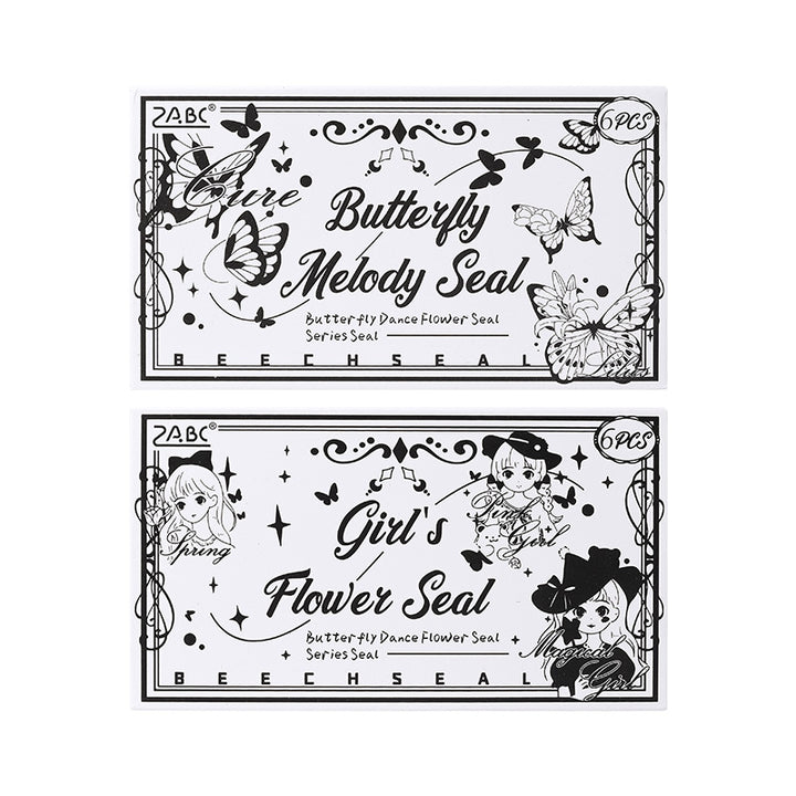 Vintage Collage Journal Stamps for DIY Journal Decoration