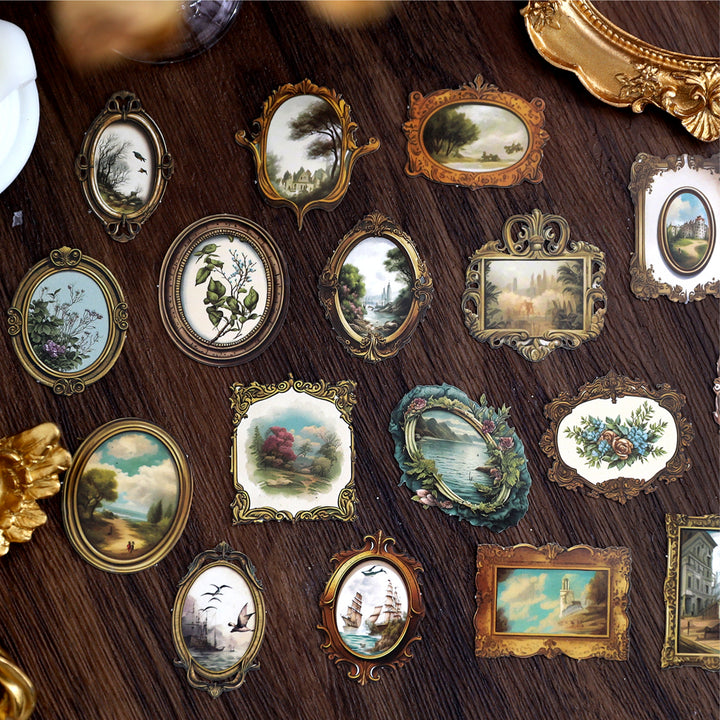 Vintage Craft Paper Classic Private Collection Retro Art Collage Paper