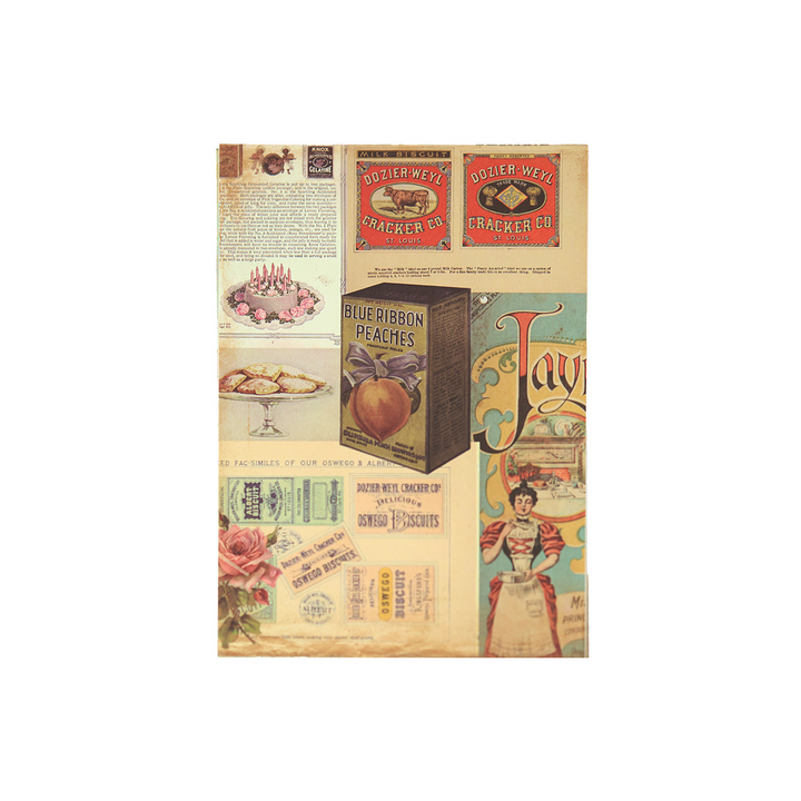 Vintage Dream Decorative Paper Set for DIY Scrapbooking