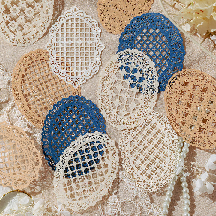 Vintage Lace Cut-out Scrapbook Paper
