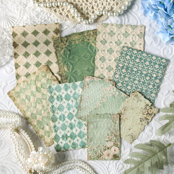 Vintage Paper Old Dreams Floral Scrapbook Art Material