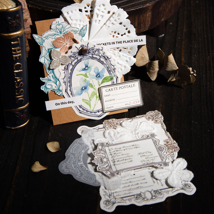 Vintage Paper Understatement Soft Tones Scrap Materials