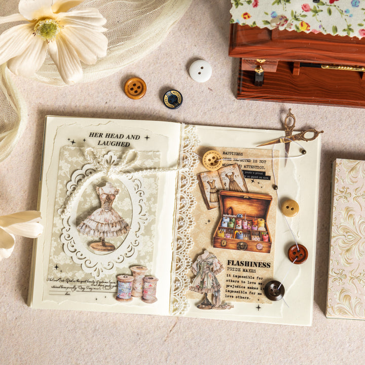 Vintage Sewing Journal Kit Skillful Hands