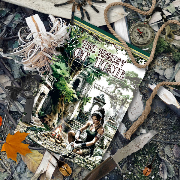 Vintage Sticker Book The Forest Of Tomb