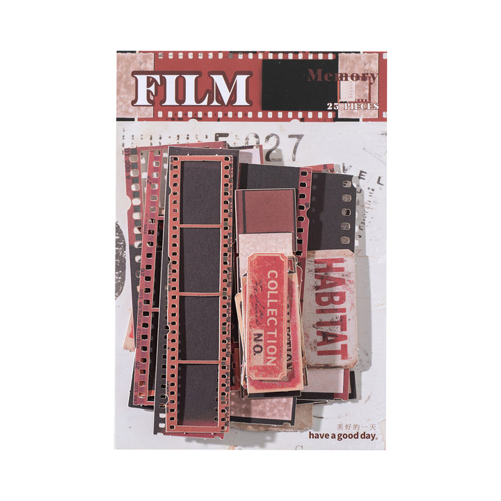 Vintage Stickers Film Travel Notes Retro Film Decor