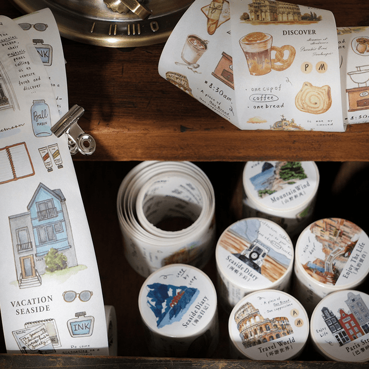 Vintage Washi Embrace The Sea Daily Life Style