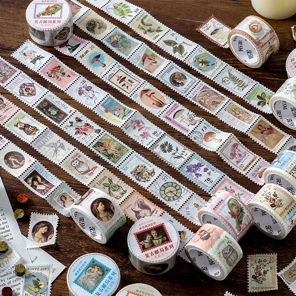 Vintage Washi Retro Post Office Coffee Art Design