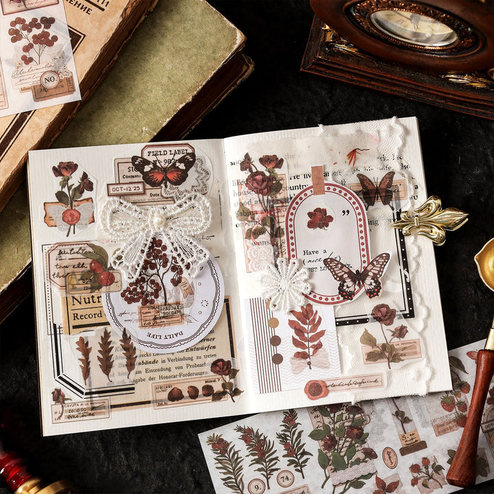 Washi Stickers Mountain Memo Collage Material Paper