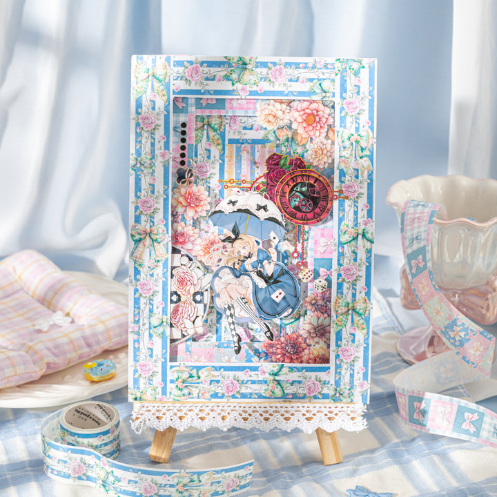 Washi Tape Alice Dream Fairy Tale Journal Decor