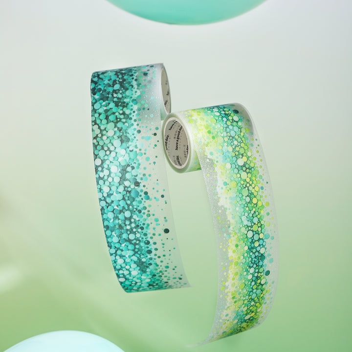 Watercolor PET Tape Dot Inspiration light tone transparent tape roll