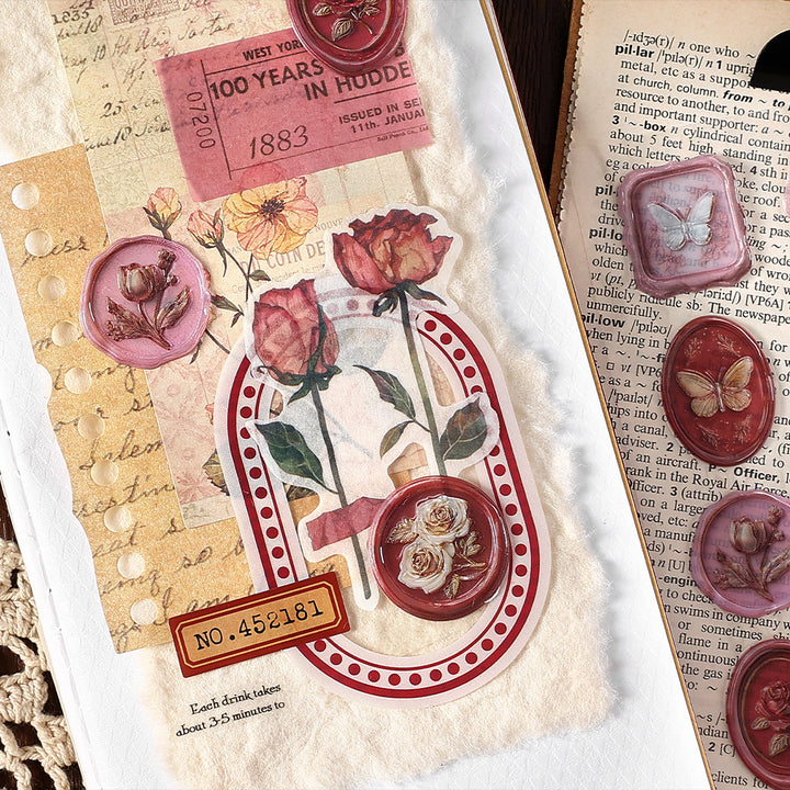 Wax Seal Stickers Time Soliloquy for Craft Decoration