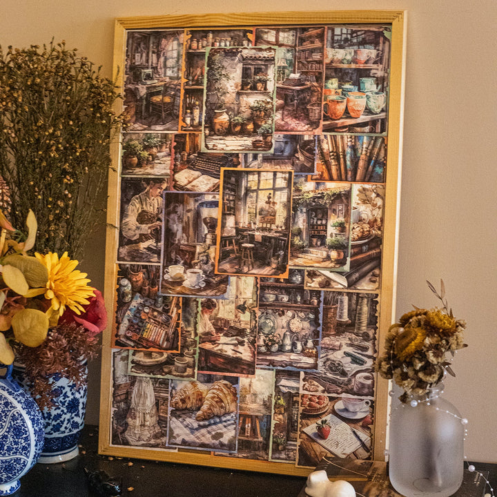 Weekend Diary Vintage Paper Set for Junk Journal Projects