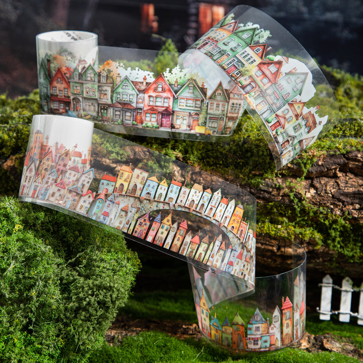 Weird House PET Tape Fairy Tale Scenery Decorative Tape