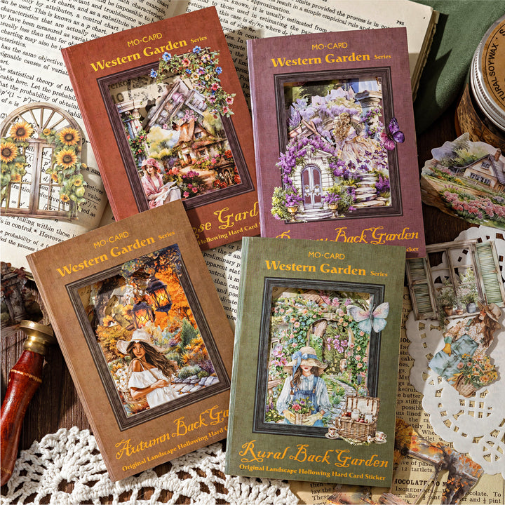 Western Garden Decorative Paper Stickers For Collage Art