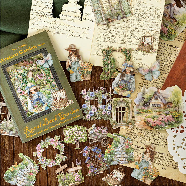 Western Garden Laser Stickers For Journaling and Scrapbooking