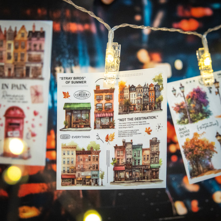 Where the Lights Are Out Transfer Stickers Festival Cozy Feel