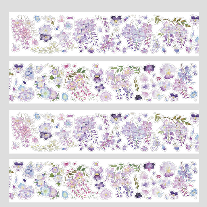 Wisteria Tape Elegant Purple Vines