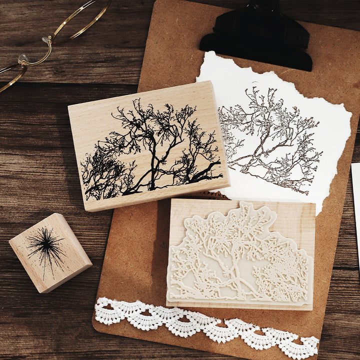Wooden Stamp Glorious Moments Fireworks Collage