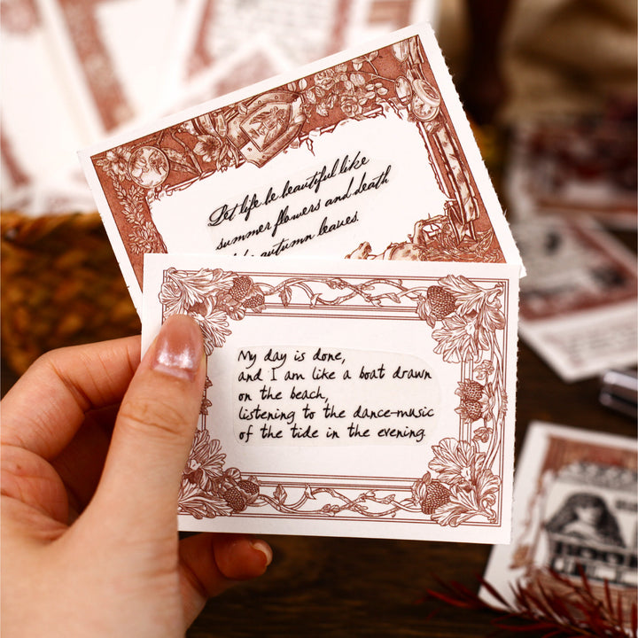 Writing Paper Leaflet Series Note Style Design