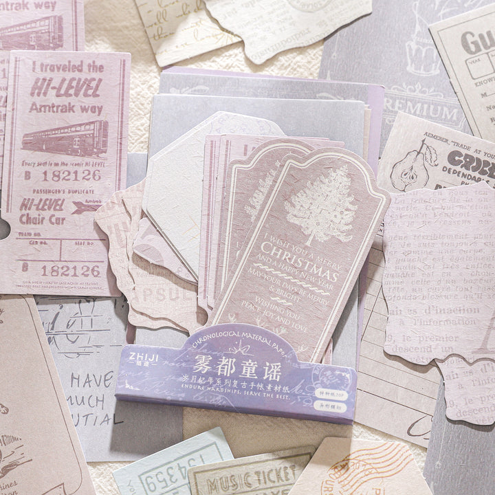 Years Series Basics Writing Paper Vintage Craft Materials