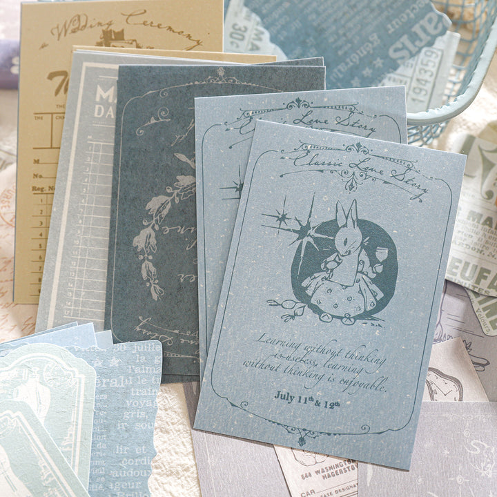Years Series Retro Fashion Paper Vintage Scrapbook Supplies