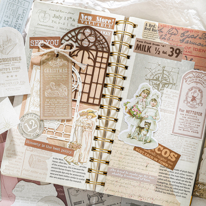 Years Series Retro Text Paper Vintage Basics Backgrounds