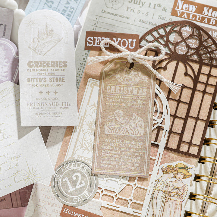 Years Series Vintage DIY Scrapbook Paper Retro Craft Paper