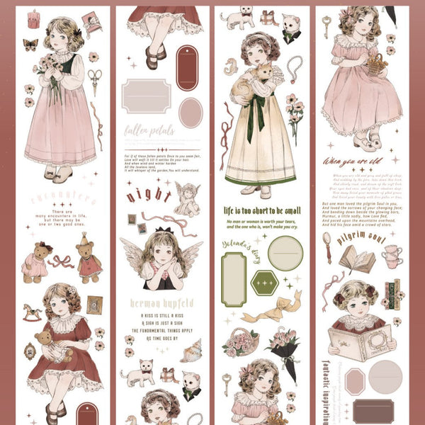 Yolanda's Diary PET Tape Text Vintage Scrapbook