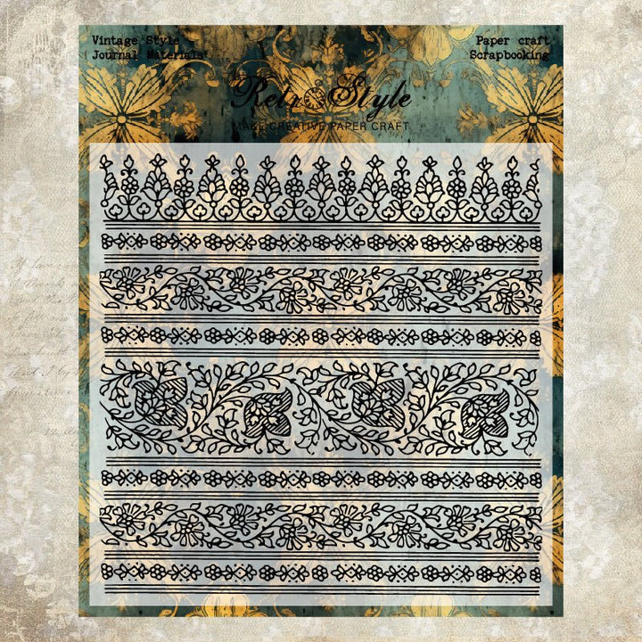 Botanical Stamps Butterfly Sonata Journal Decoration Retro Style