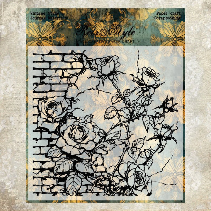 Textured Journal Stamp Butterfly Sonata for Artistic Collage