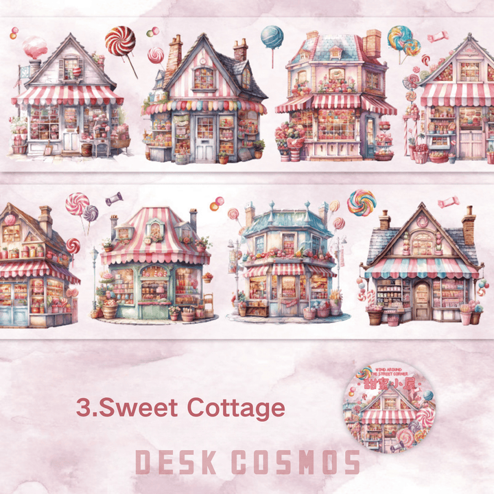 A Windy Street Corner Sweet Cottage City Streets Architecture Theme