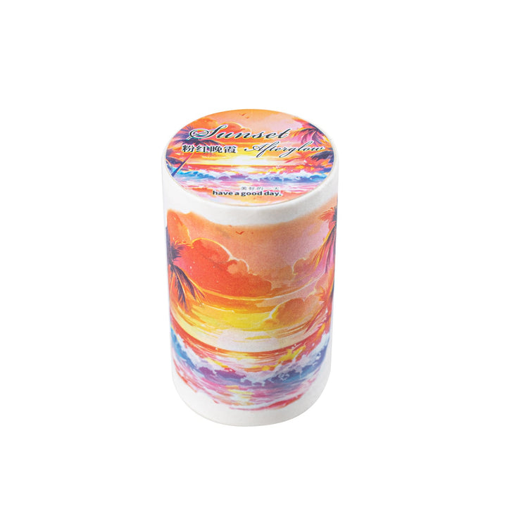 Afterglow of sunset PET Tape Dreamy Glow for Scrapbooking and Journals