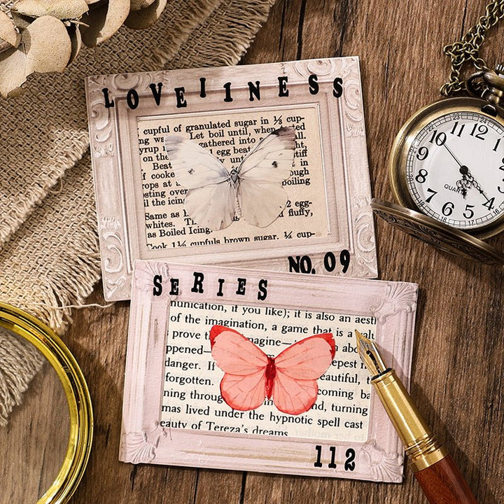 Classic Letters PET Stickers alphabet layout for notebook customization