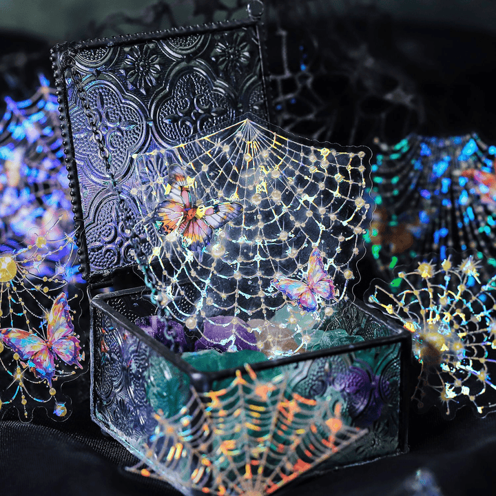 Amazing Art Spider PET Stickers Gothic Design